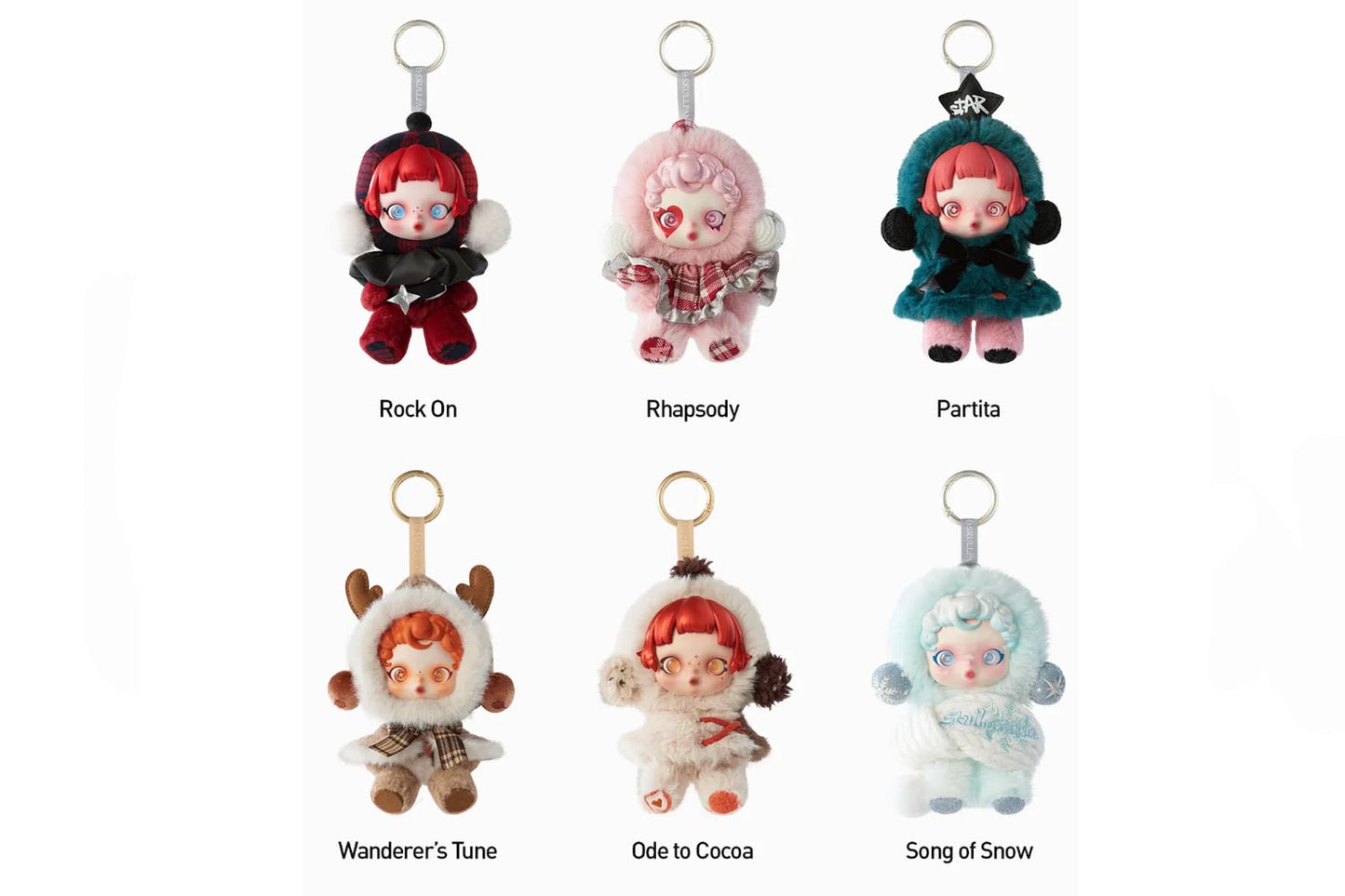 POP MART Skullpanda Winter Symphony Pendant - Single Blind Box