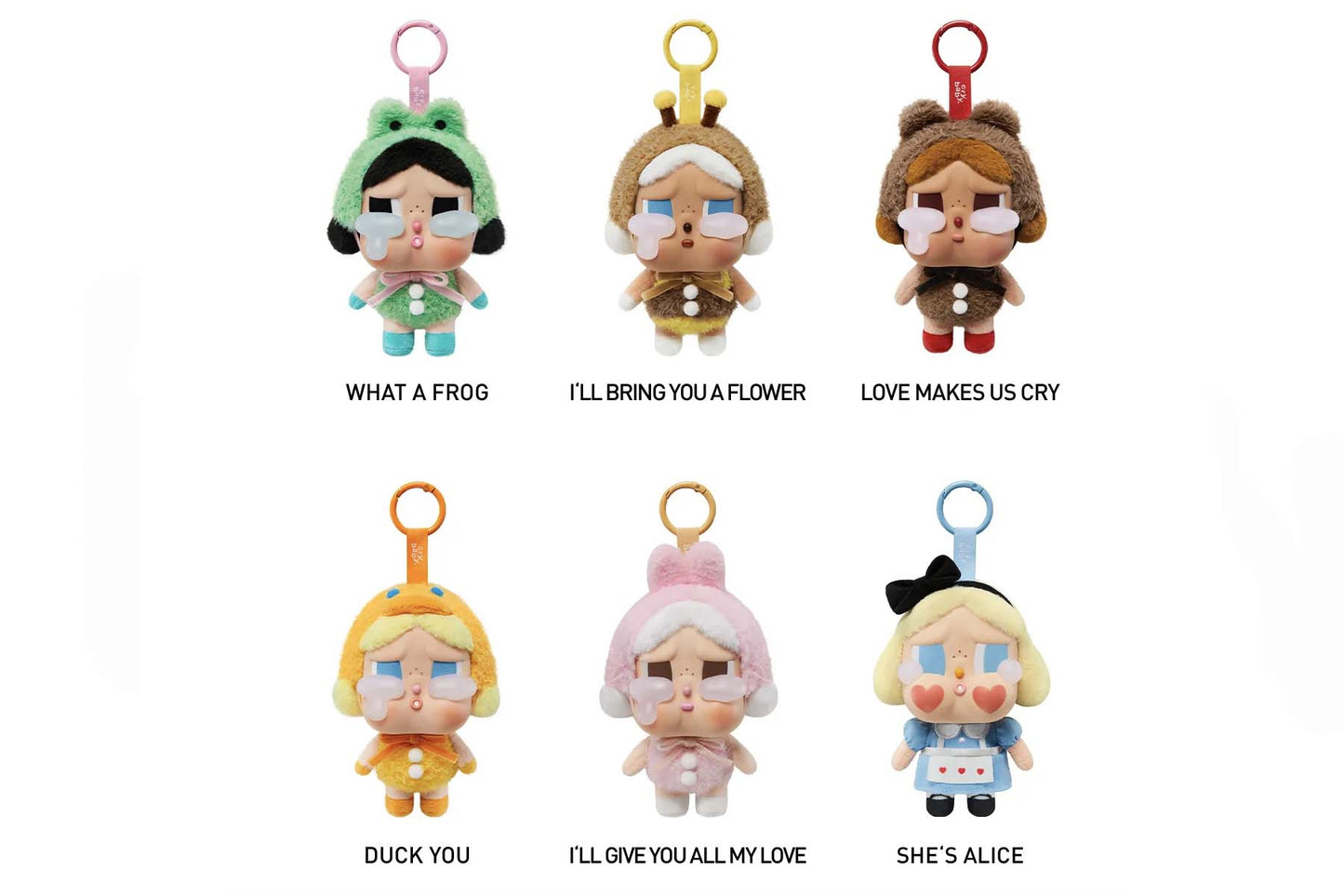 POP MART CryBaby Crying Again Pendant - Single Blind Box