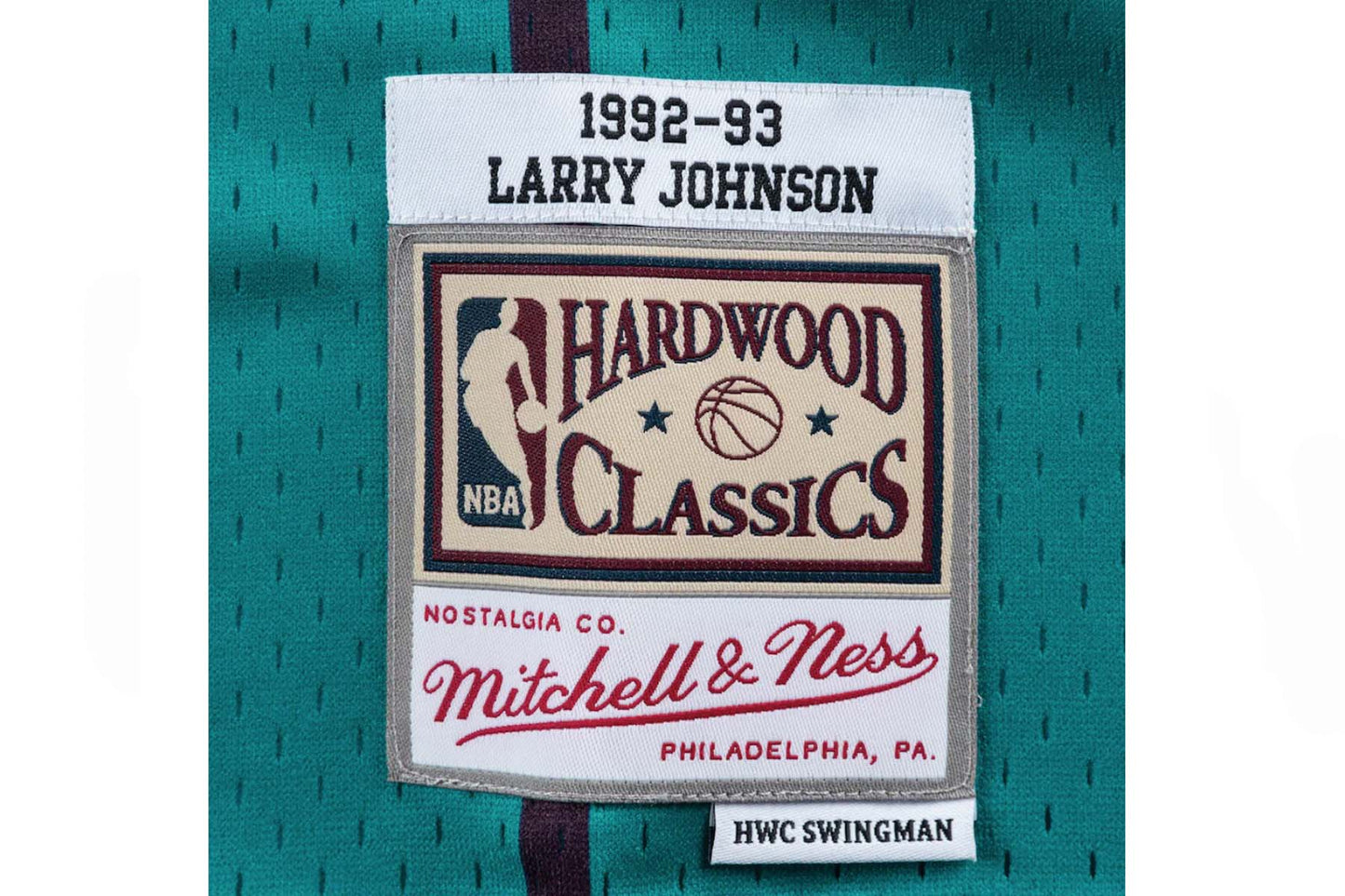 MITCHELL & NESS Swingman Charlotte Larry Johnson 1992-93