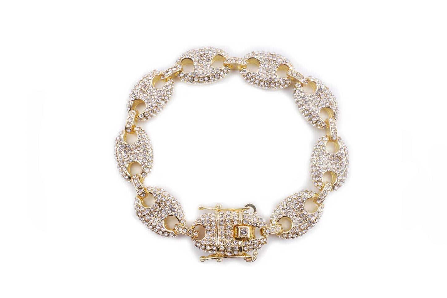 BRACELET Grains de Café Cubain Doré