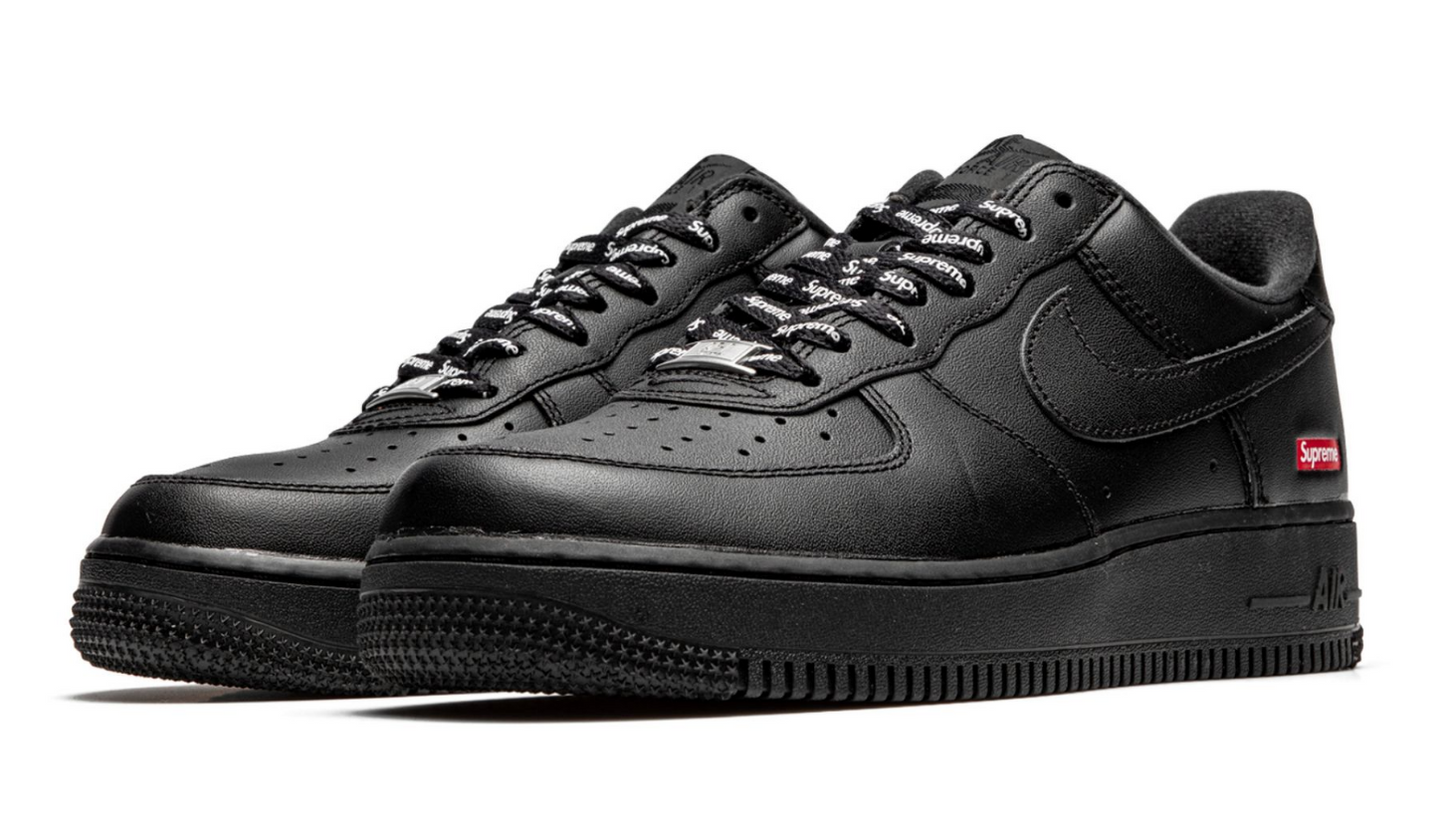 NIKE Air Force 1 Black Supreme