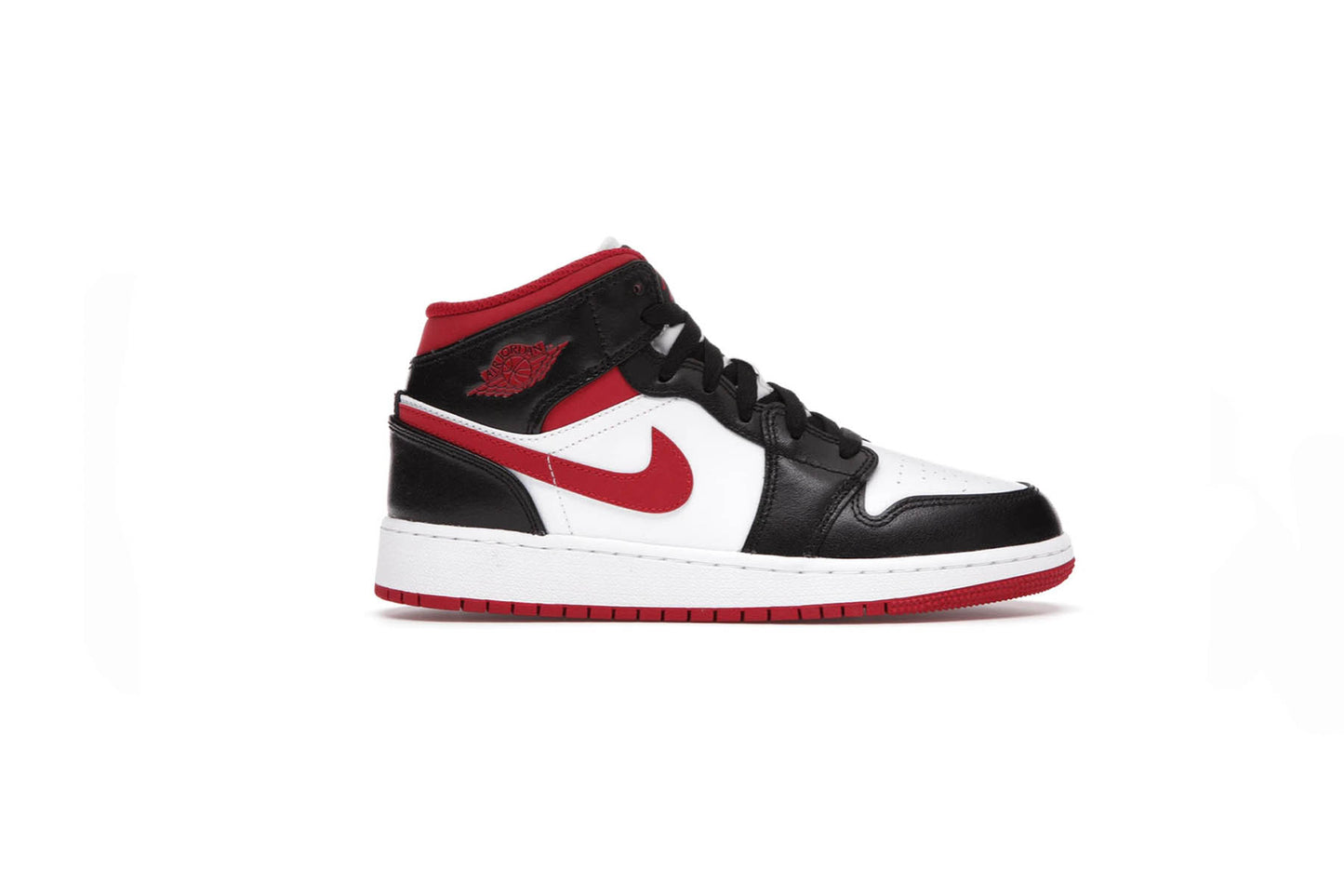 JORDAN 1 Mid Black Gym Red