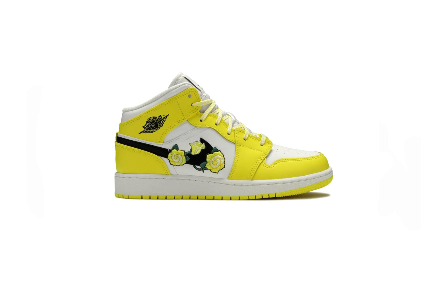 JORDAN 1 Mid Yellow Floral