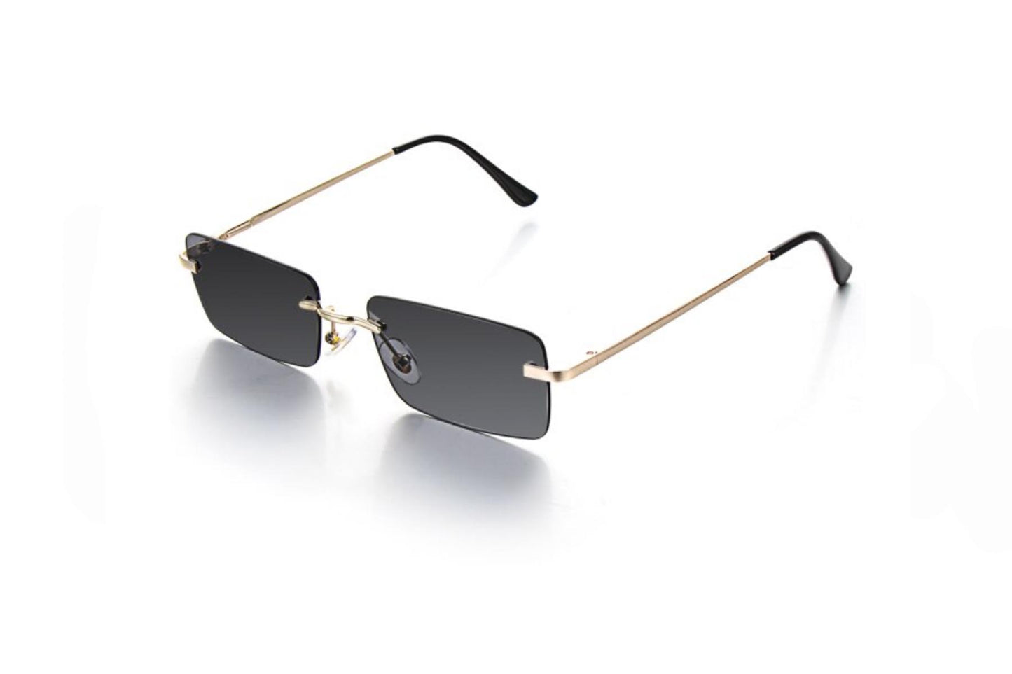 SUNGLASSES Rectangle Black