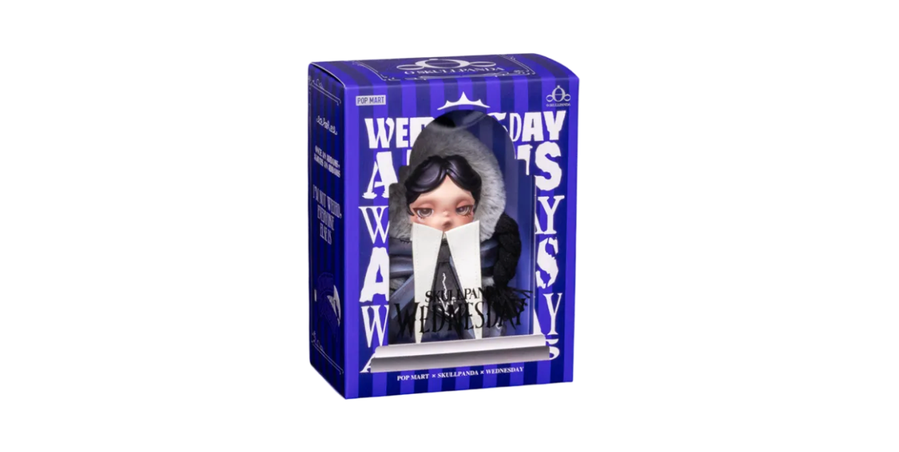 POP MART Skullpanda WEDNESDAY Plush