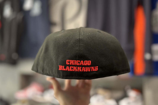 NEW ERA 59Fifty Chicago Blackhawks Black
