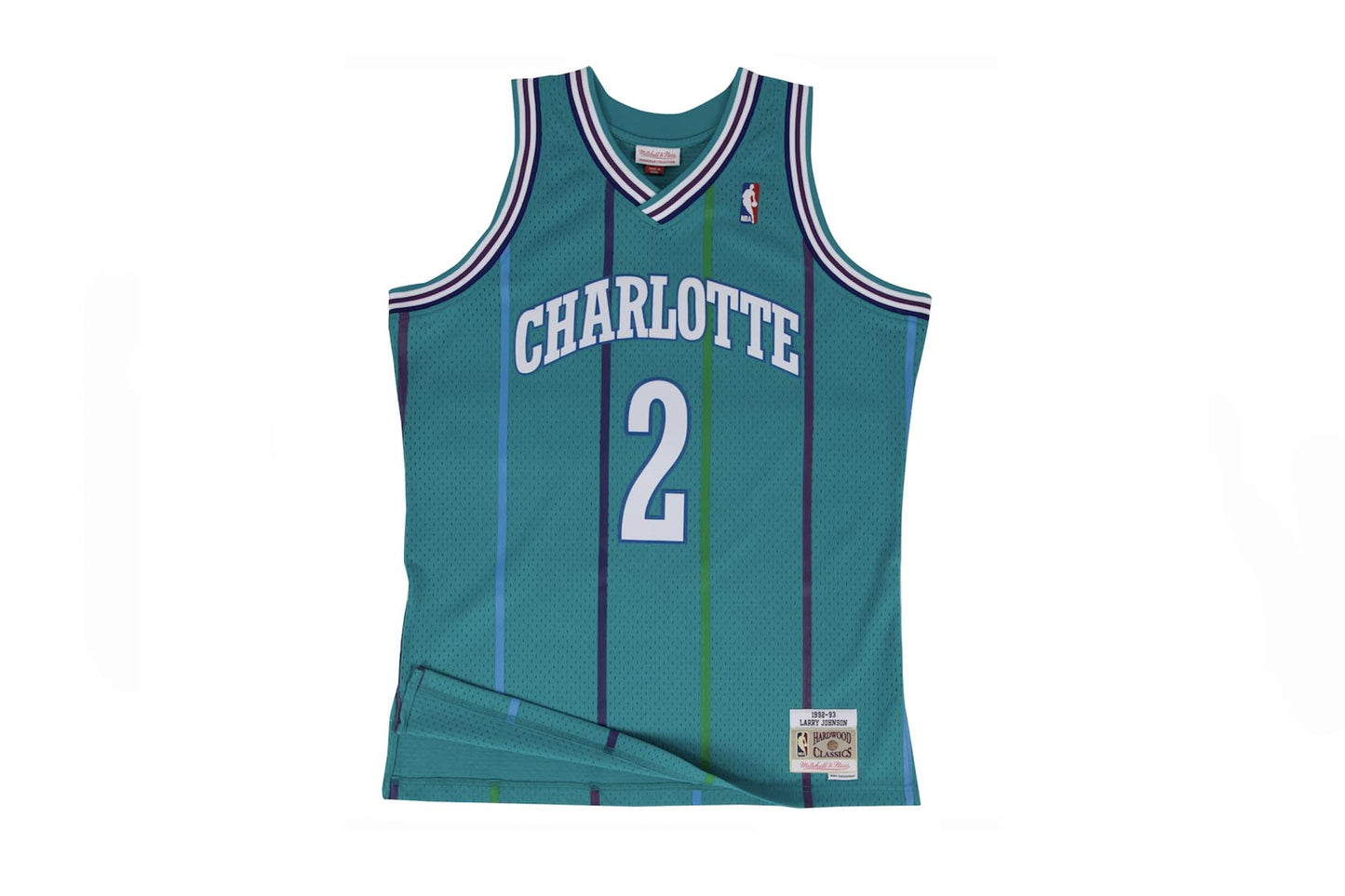 MITCHELL & NESS Swingman Charlotte Larry Johnson 1992-93