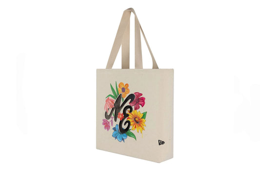 NEW ERA Tote Bag Graphic Light Beige