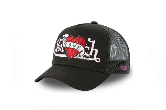 VON DUTCH Trucker Black Hearth