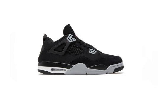 JORDAN 4 Black Canvas
