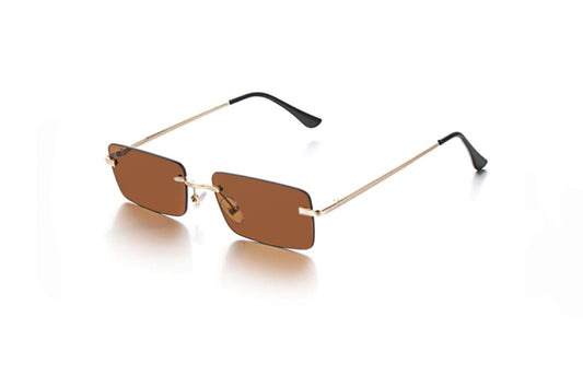 SUNGLASSES Rectangle Brown