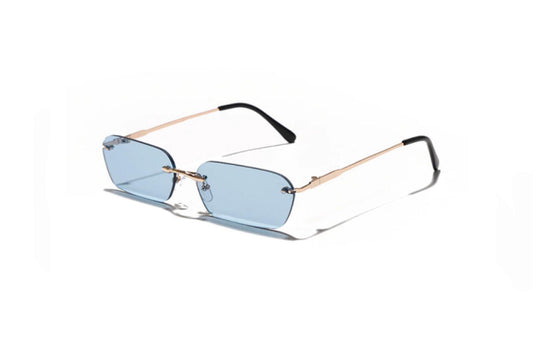 SUNGLASSES Rimless Blue