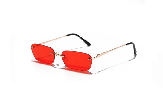 SUNGLASSES Rimless Red